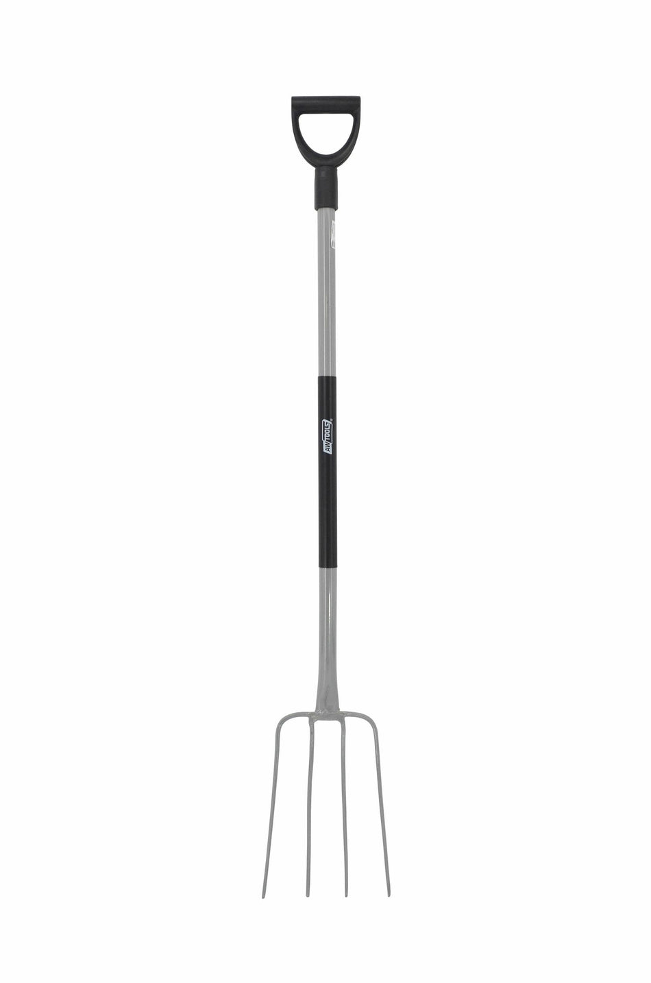 AWTools Tuinvork met metalen steel en 4 tanden 140cm