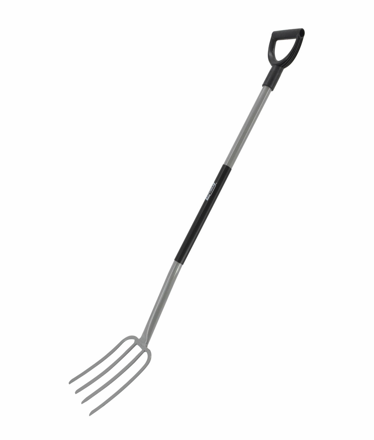 AWTools Tuinvork met metalen steel en 4 tanden 132cm