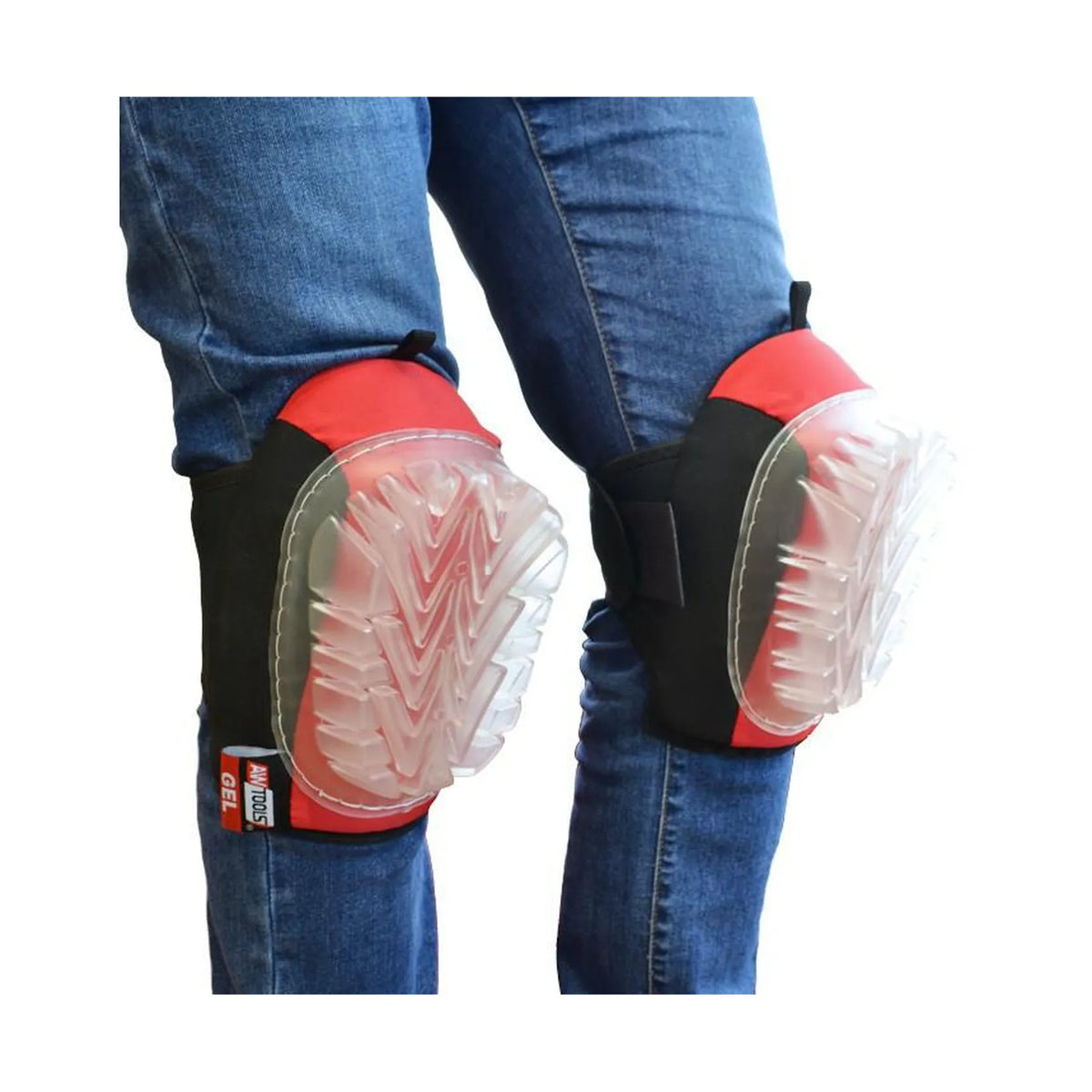 AWTools kniebeschermers met siliconengel Comfort+ universeel