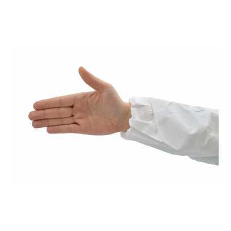 AWTools Wegwerpoverall wit maat M polyester met polyethyleen coating