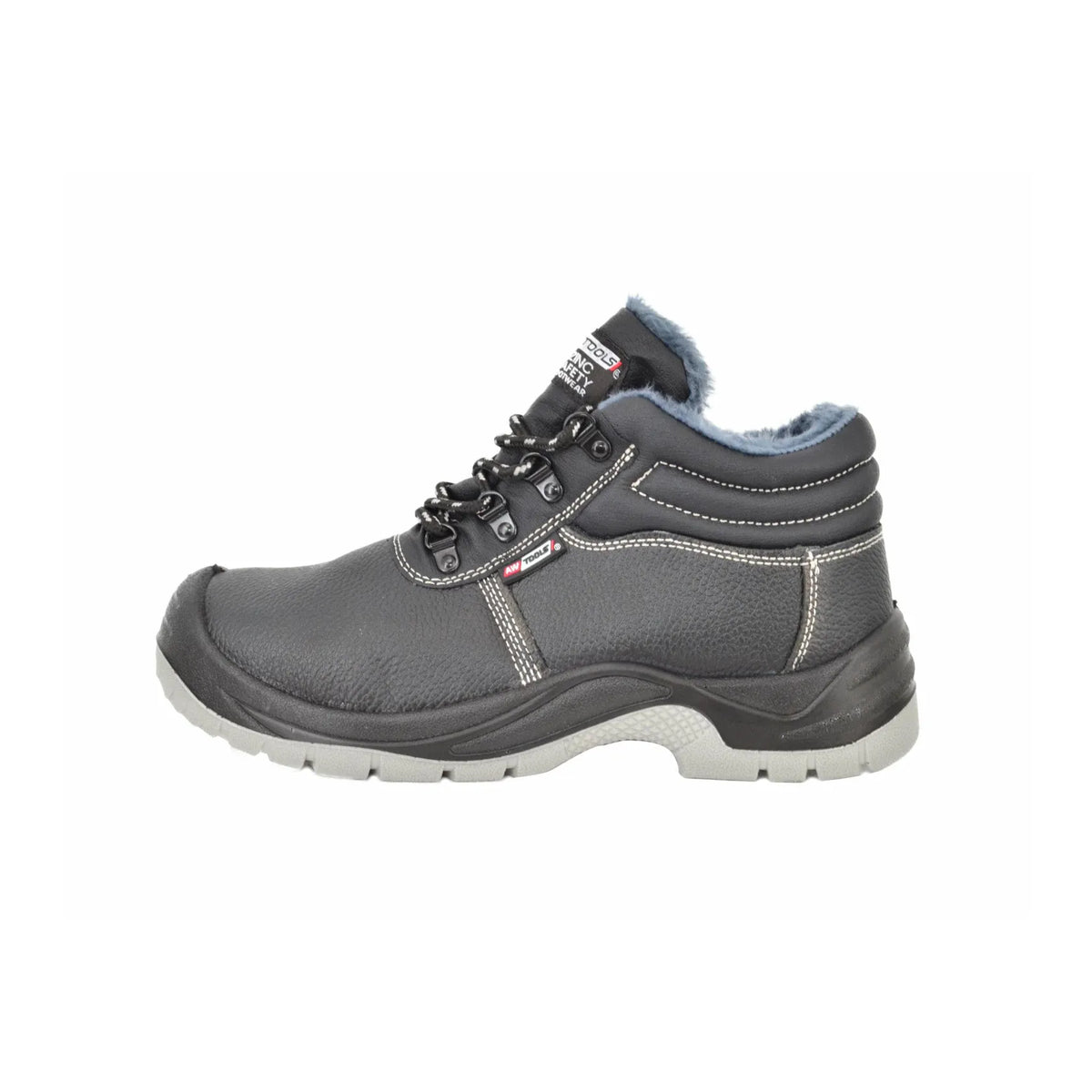 AWTools Hoge Gevoerde Veiligheidsschoenen Zinc maat 42 S3