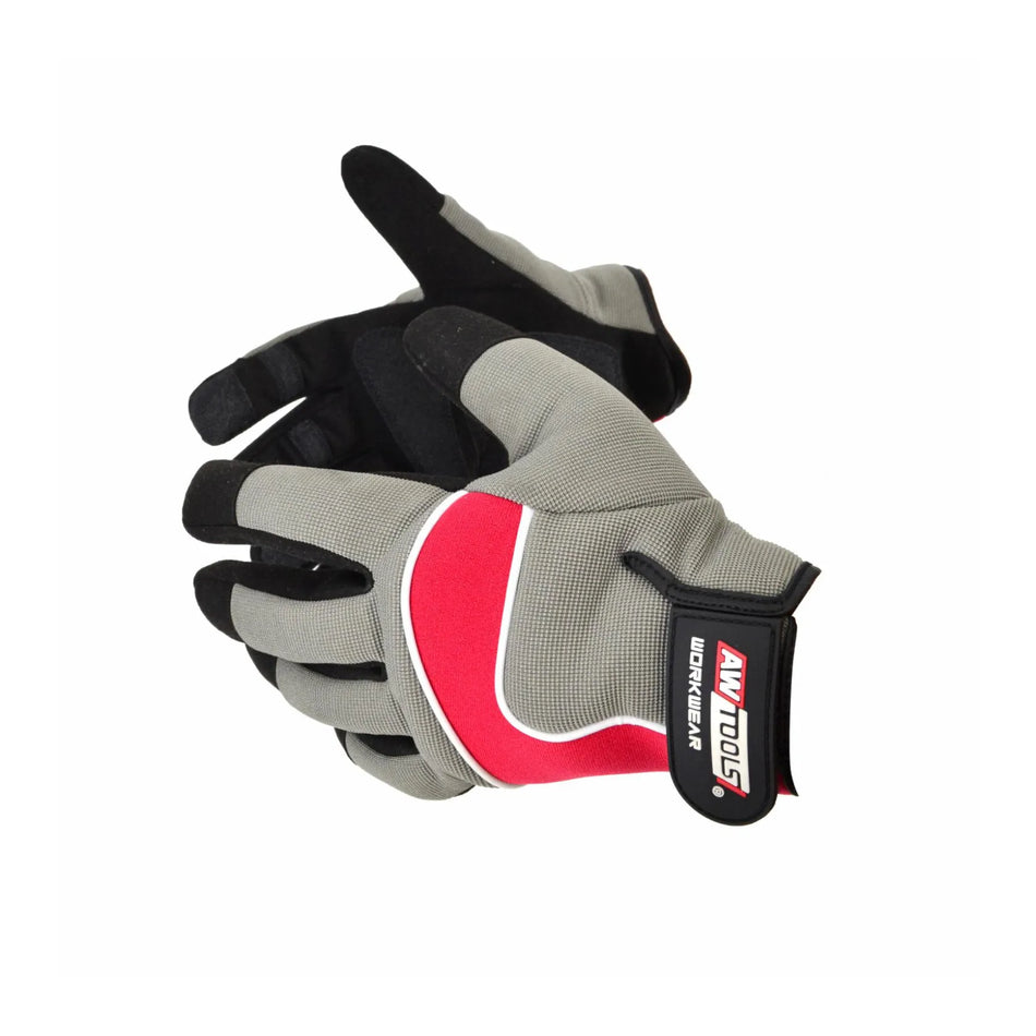 AWTools werkhandschoenen Pro synthetisch leer met klittenband maat XL