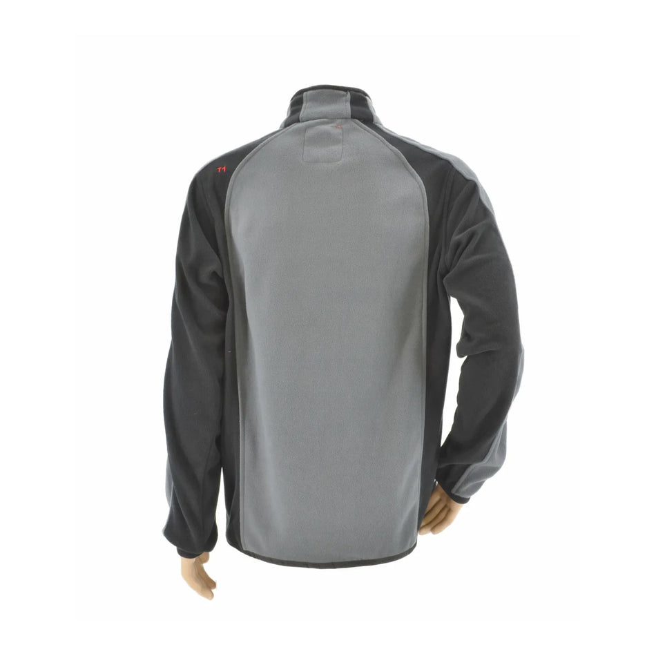 AWTools Fleecevest T1 grijs-zwart XL