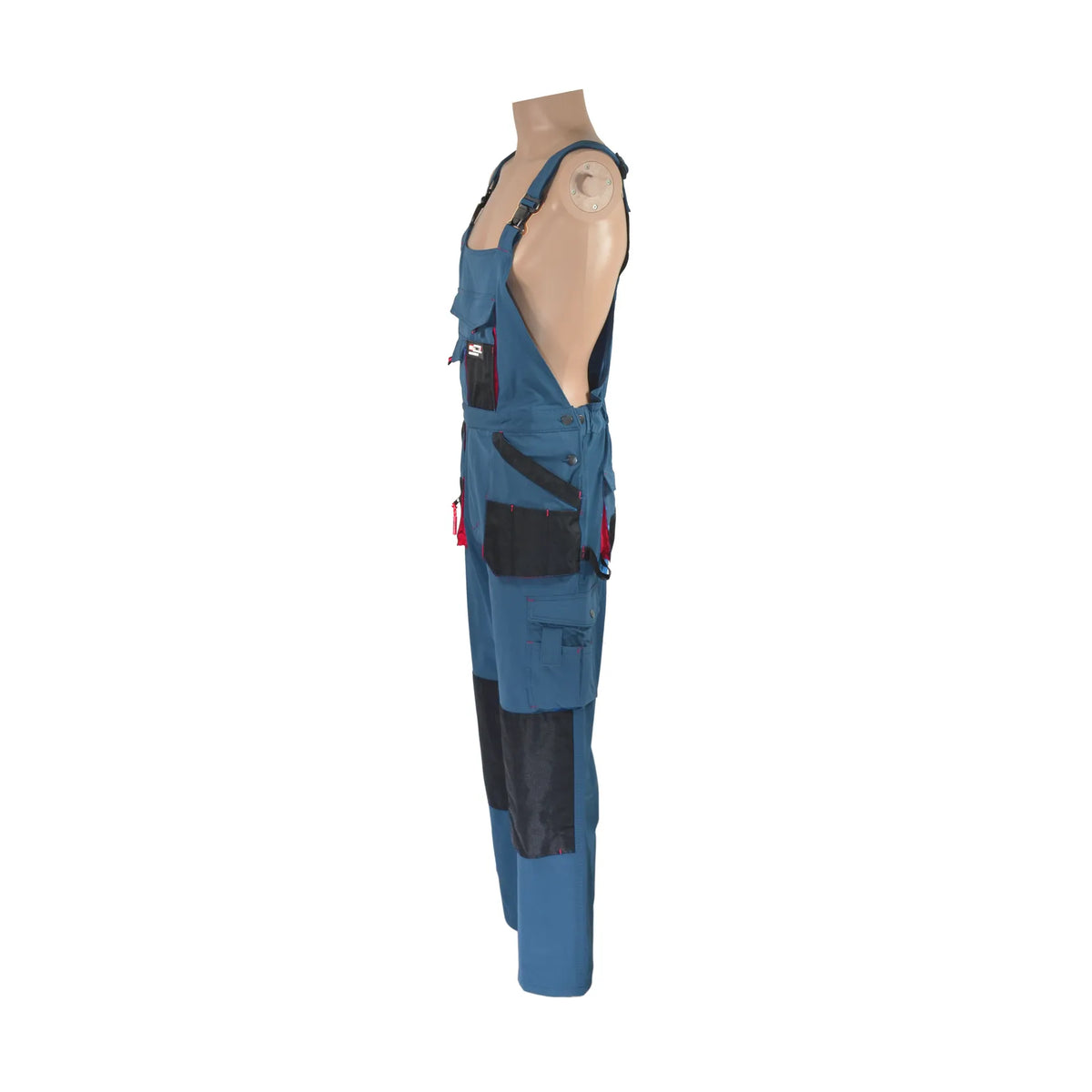 AWTools werkbroek tuinbroek met stretch petrol maat XL