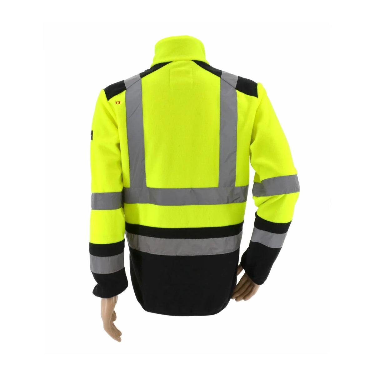 AWTools Reflecterend Polarvest T3 zwart-geel S