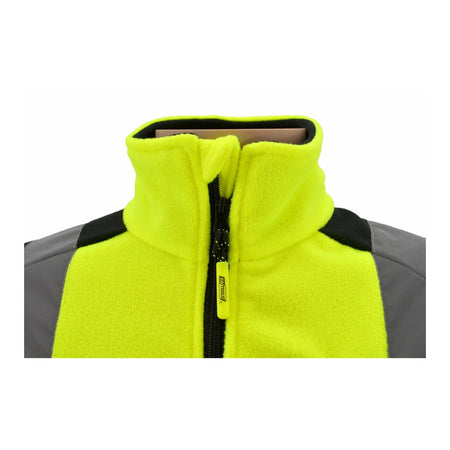 AWTools Reflecterend Polarvest T3 zwart-geel L