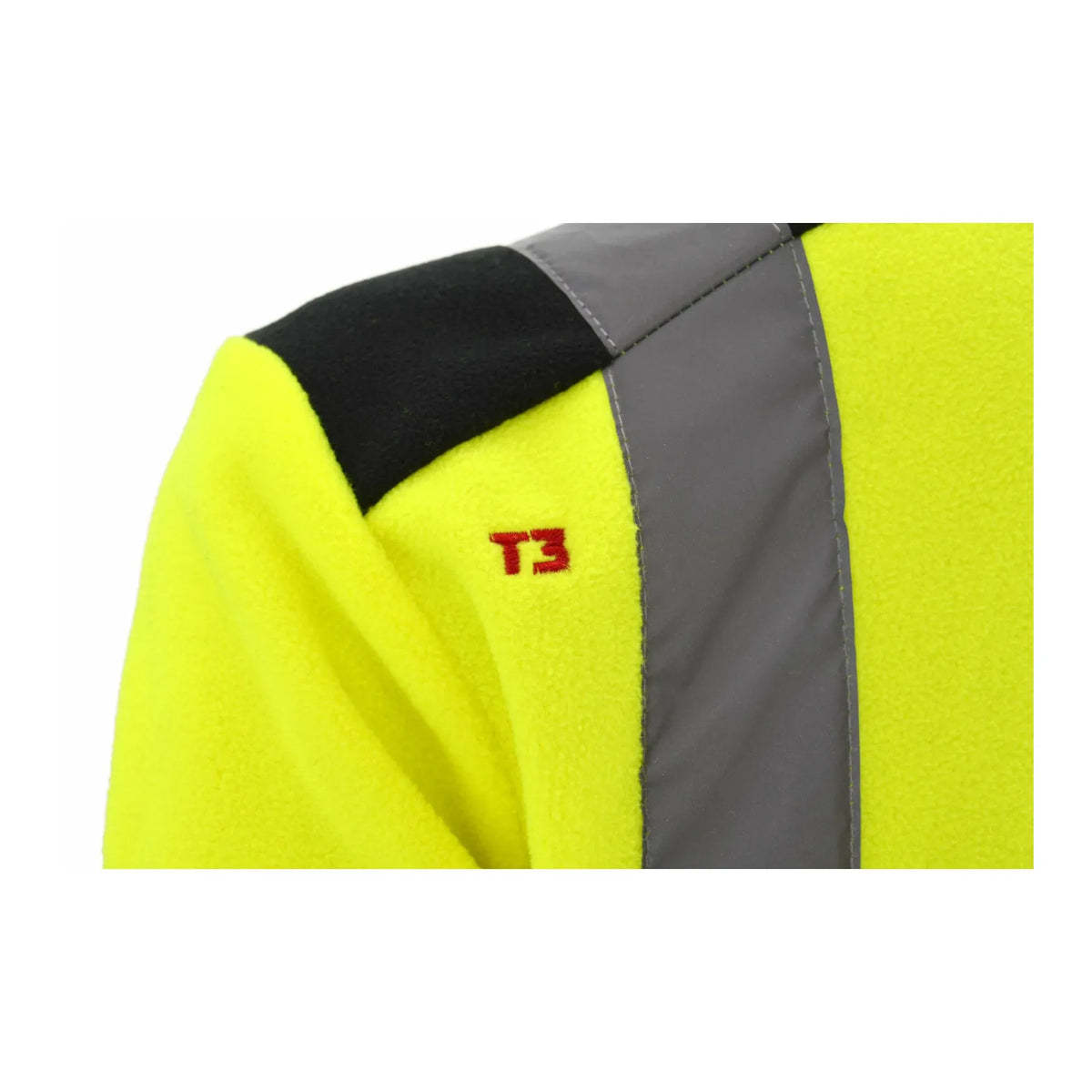 AWTools Reflecterend Polarvest T3 zwart-geel L