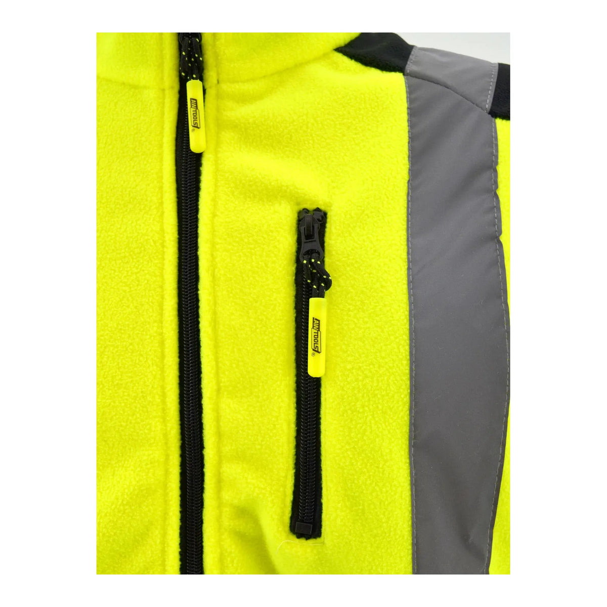 AWTools Reflecterend Polarvest T3 zwart-geel S