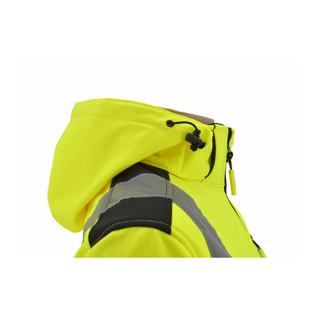 AWTools Softshell jas met reflecterende elementen T3 zwart/fluogeel XXXL