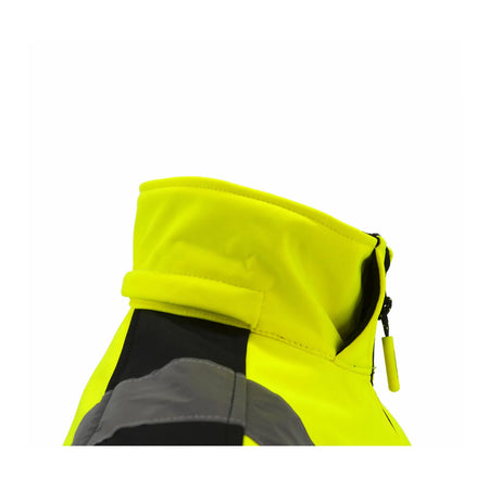 AWTools Softshell jas met reflecterende elementen T3 zwart/fluogeel XXXL