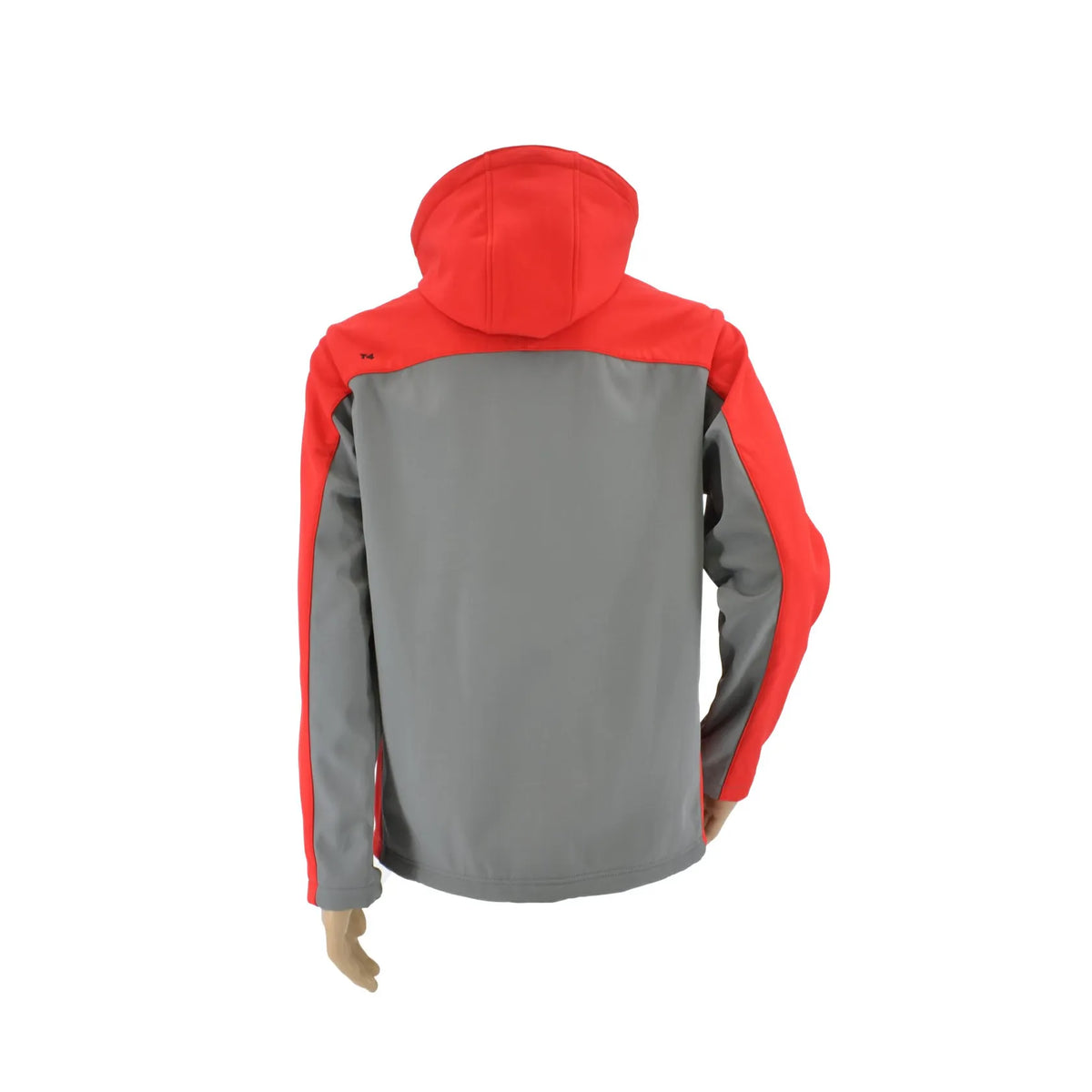 AWTools Werkjas softshell T4 grijs/rood maat XXL