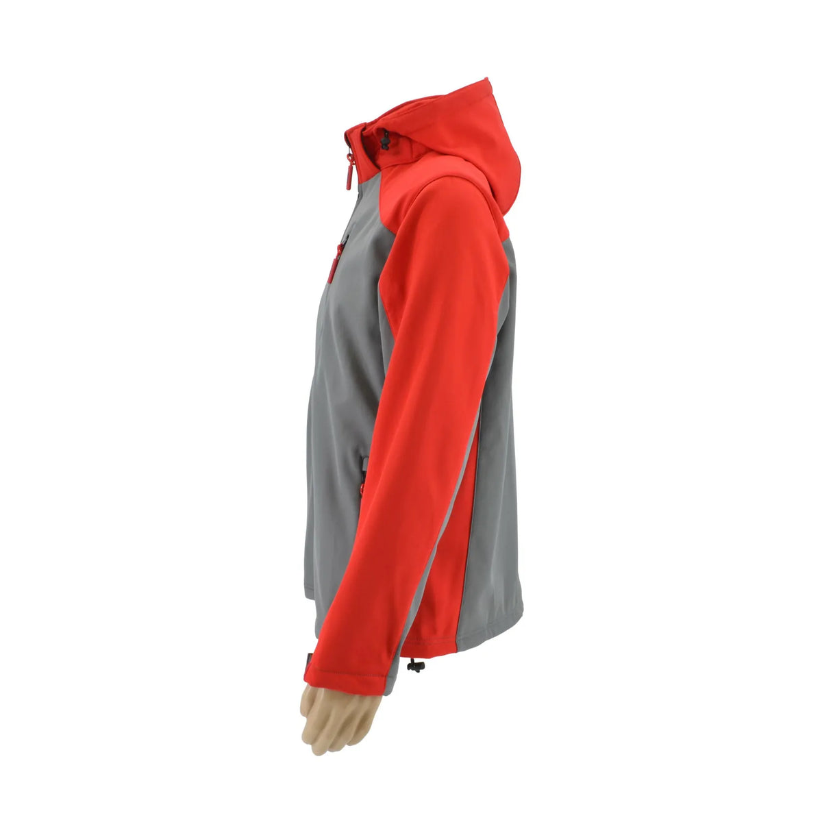 AWTools Werkjas softshell T4 grijs/rood maat XXL