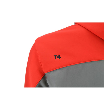 AWTools Werkjas softshell T4 grijs/rood maat XXL