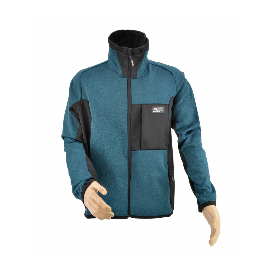AWTools Fleecetrui T5 petrol maat XL