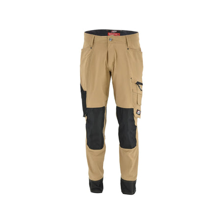 AWTools Werkbroek met stretch beige maat XL 235g/m2