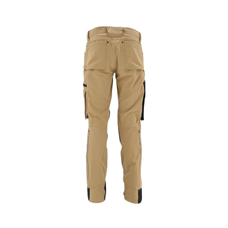 AWTools Werkbroek met stretch beige maat XL 235g/m2