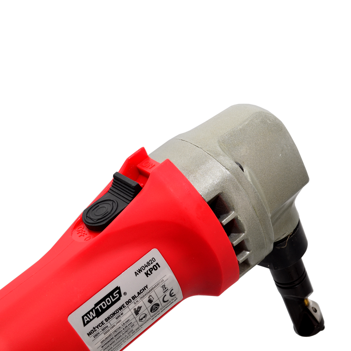 AWTools Elektrische knabbelschaar voor plaatwerk 500 W