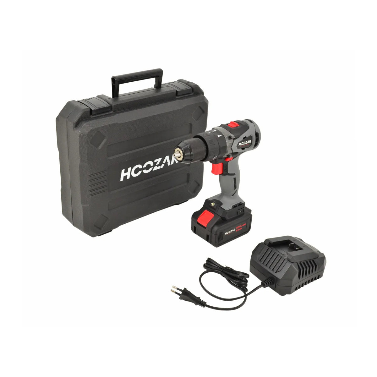 Hoozar accu klopboormachine 18 V 1×5.0 Ah 80 Nm CDH80BL-T1