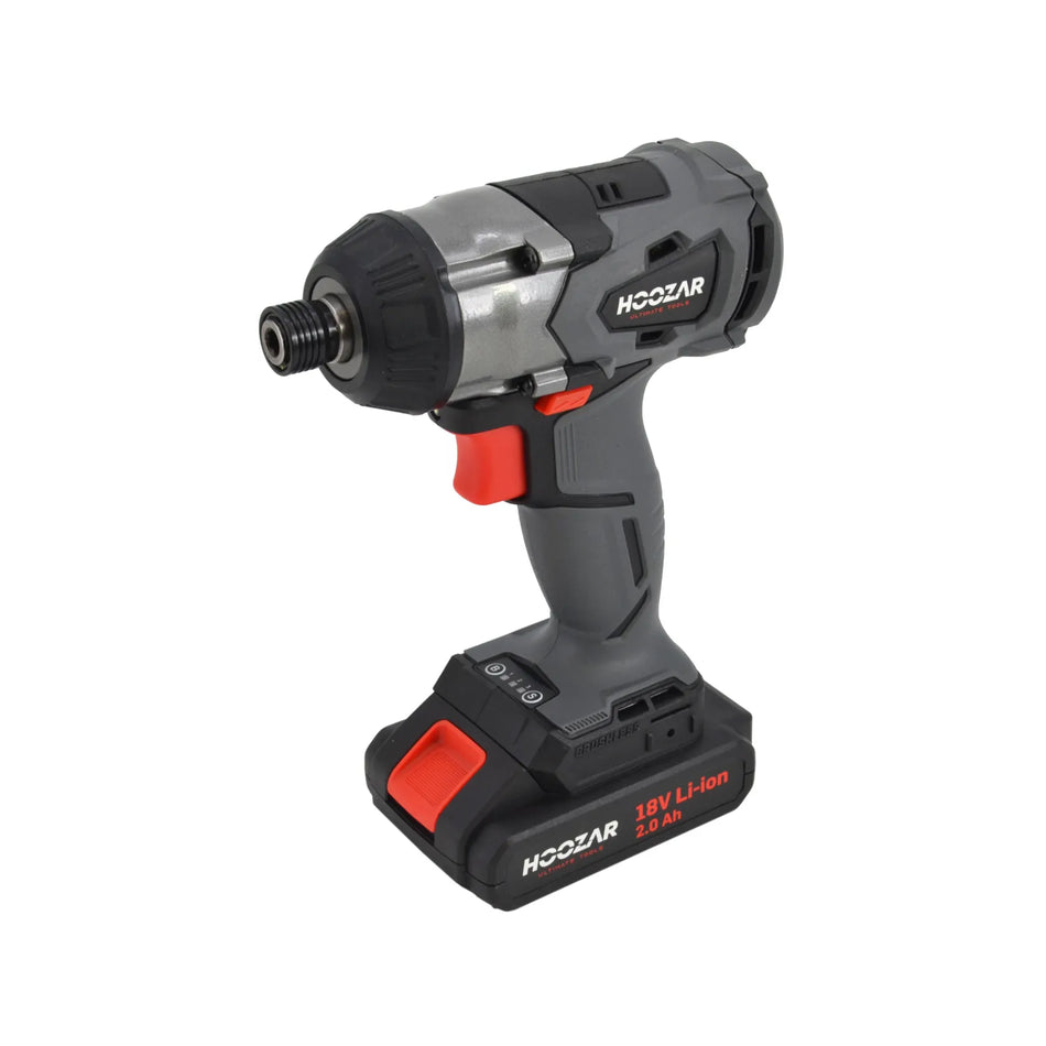 Hoozar accu slagschroevendraaier 18 V 2×2.0 Ah 280 Nm ID10BL