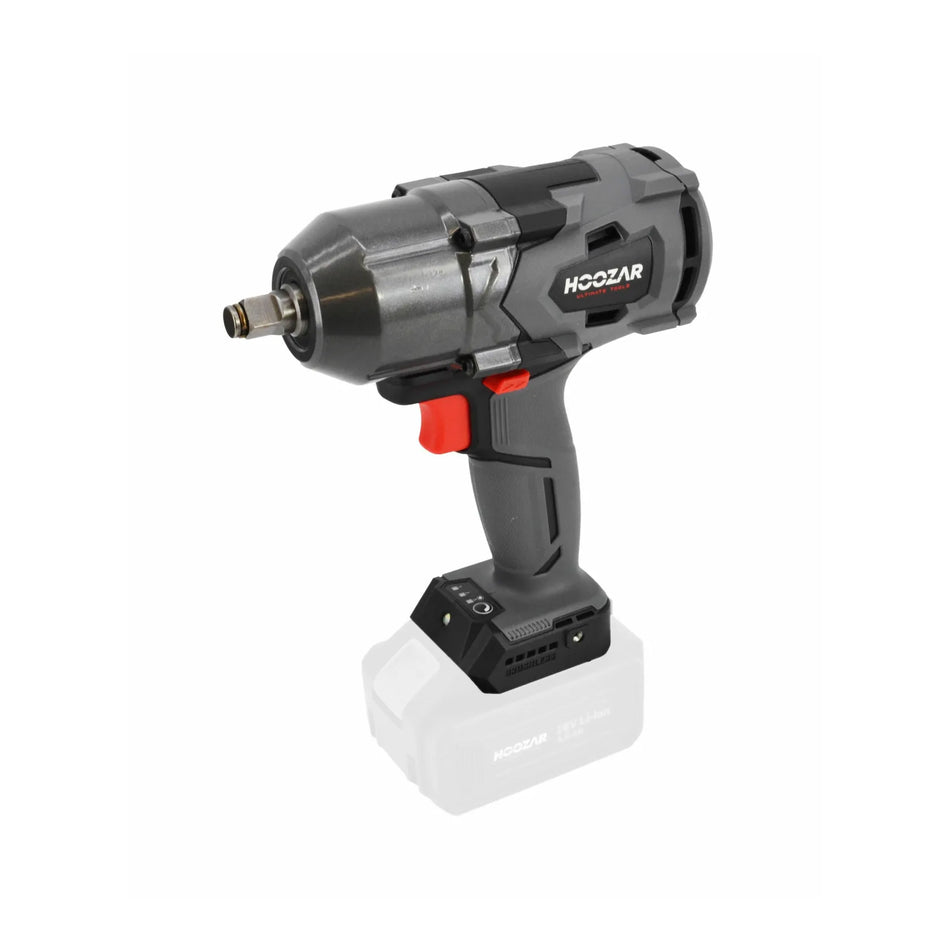Hoozar accu slagmoersleutel 1/2" 18 V body 600 Nm IW20BL-0