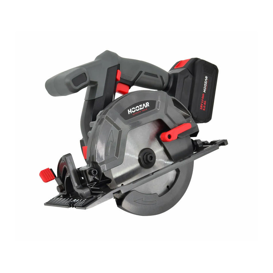 Hoozar cirkelzaag 165 mm 18 V 1×5.0 Ah CS165BL-T1