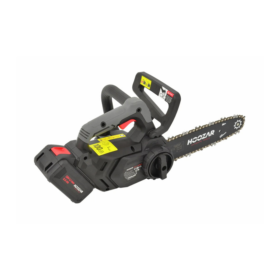 Hoozar accu kettingzaag 10"/25cm 18 V 1×5.0 Ah CH10BL-T1