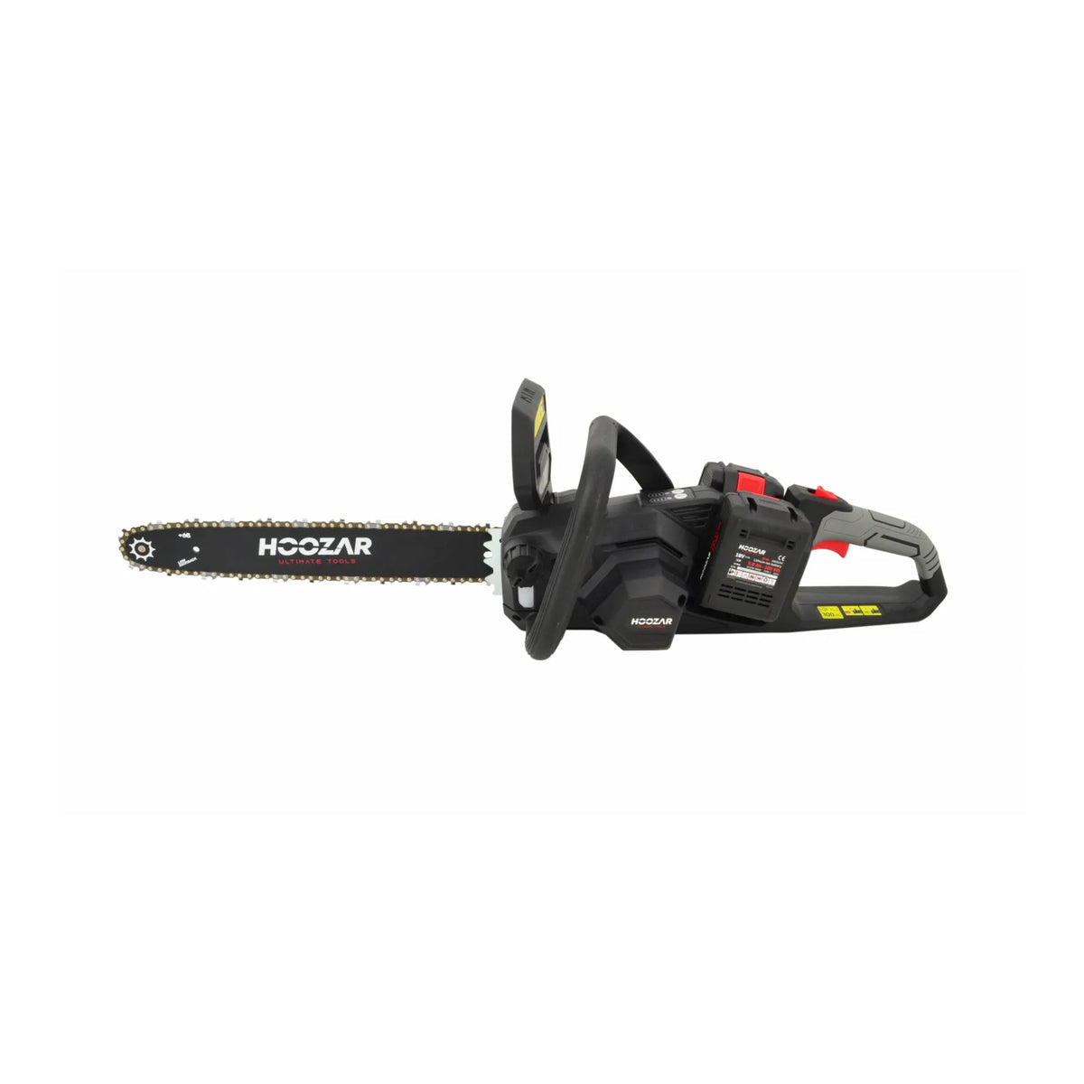 Hoozar accu kettingzaag 16"/40cm 2×18 V 2×5.0 Ah CH16BL-T2