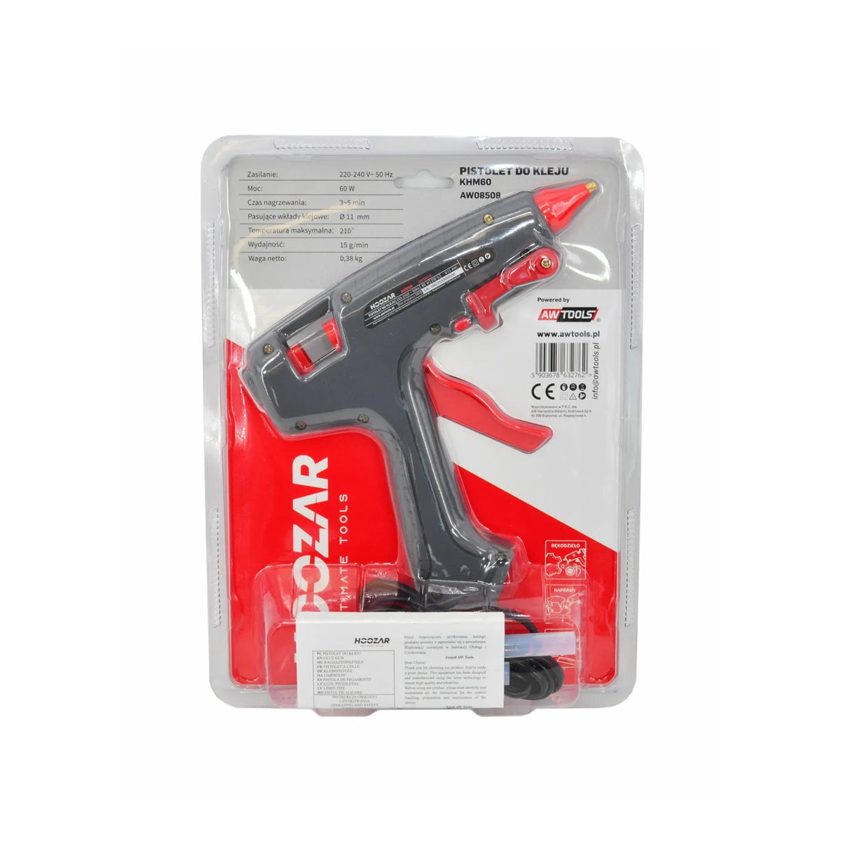 Hoozar lijmpistool 11 mm 60 W