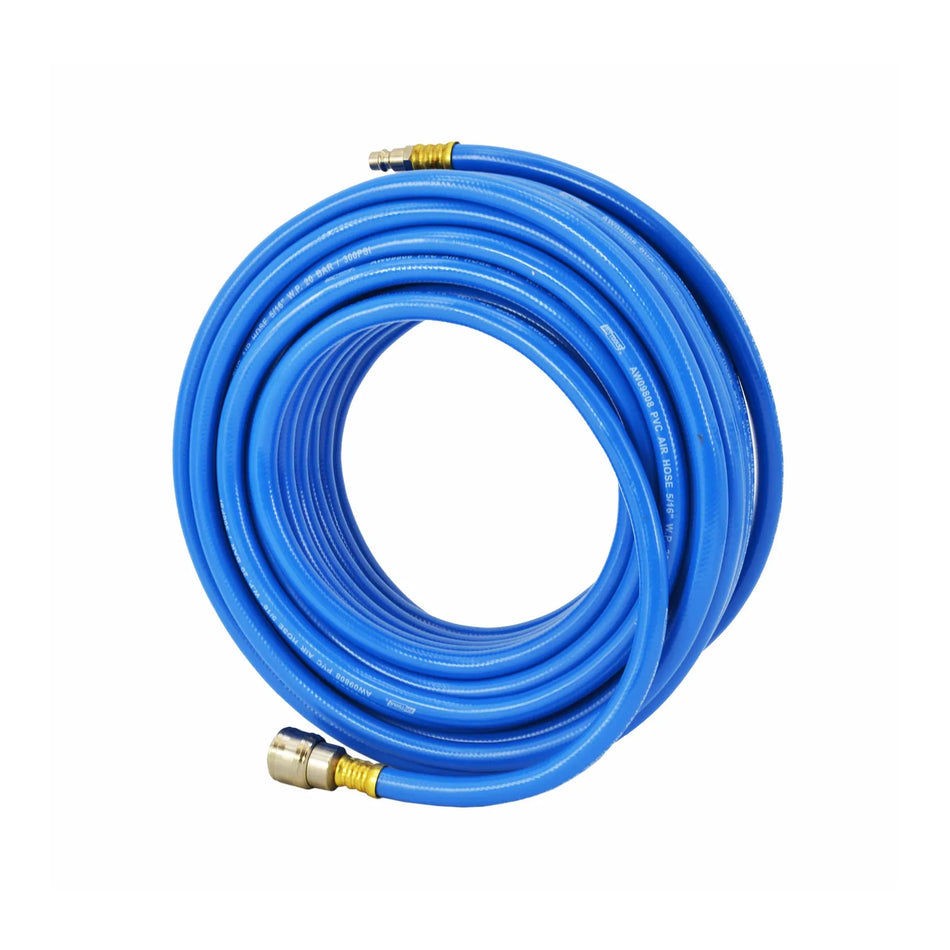 AWTools Pneumatische PVC Slang met Koppeling 12,5 mm x 15m