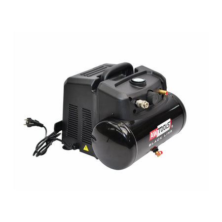 AWTools Compressorpomp AC6 zonder olie 6L 1,5HP Black Line