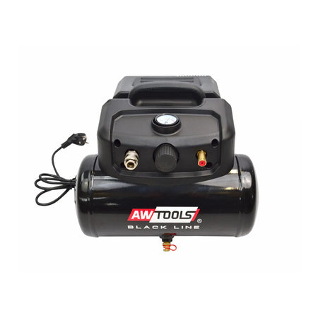 AWTools Compressorpomp AC6 zonder olie 6L 1,5HP Black Line