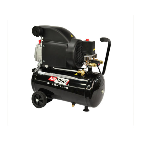 AWTools Compressor met oliecircuit 24L 2,0 kW Black Line