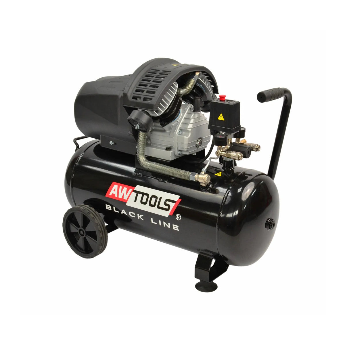 AWTools Compressor olie met dubbele V-cilinders 50L 3,0 kW