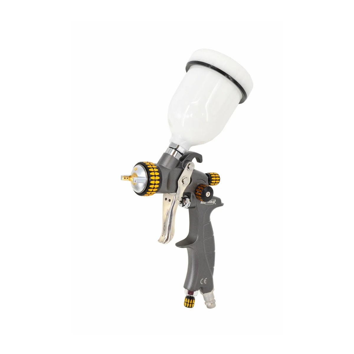 AWTools Lakspuit met bovenreservoir mini HVLP 1,0mm 100ml