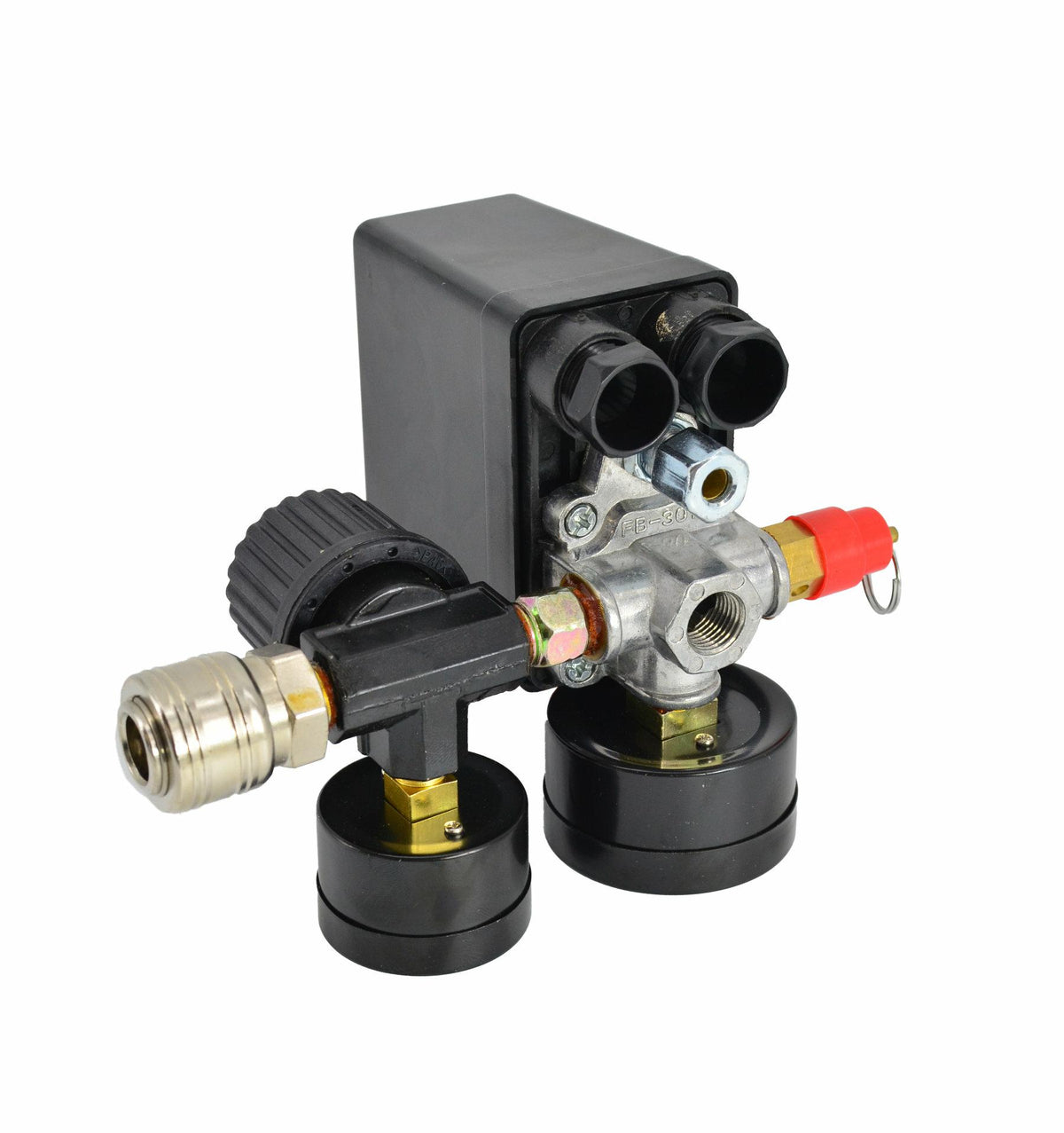 AWTools Drukschakelaar compressor met 1 ingang 1/4" 650 gram