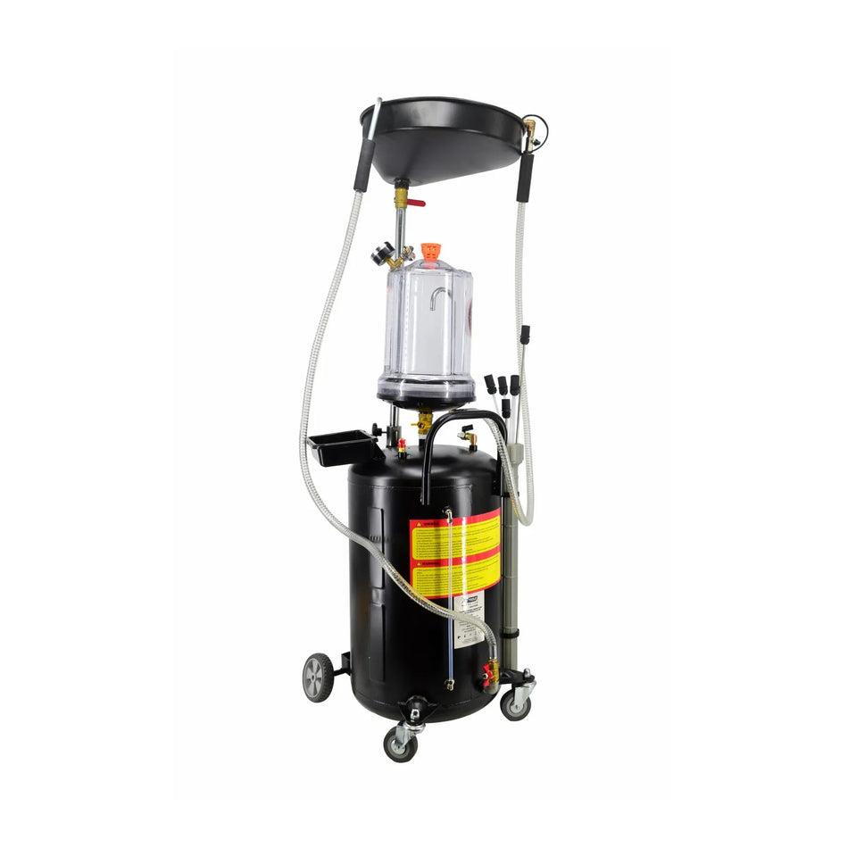 AWTools Pneumatische afzuig- en aftappomp 70L Black Line