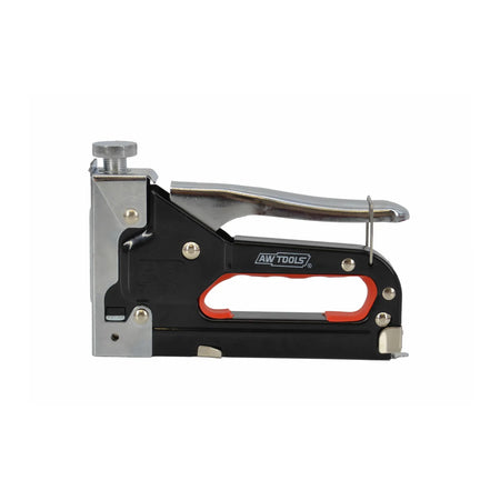 AWTools Zwarte metalen nietmachine 4 - 14 mm met chromen afwerking
