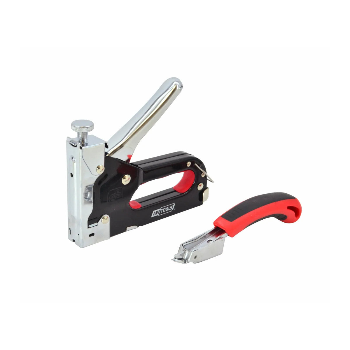AWTools Nietmachine met hefboom 4 - 14 mm met 600 nieten en nietuitdraaier