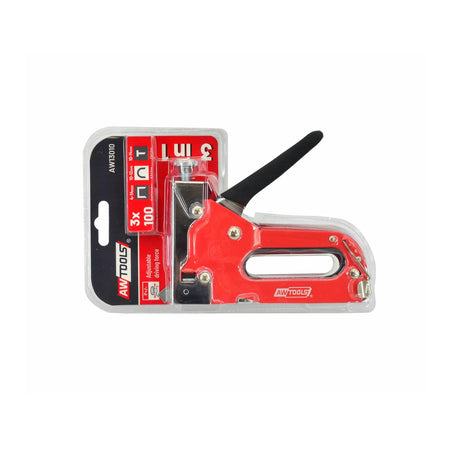 AWTools nietmachine 3 functies 4 - 14 mm met 3x100 nieten en nagels