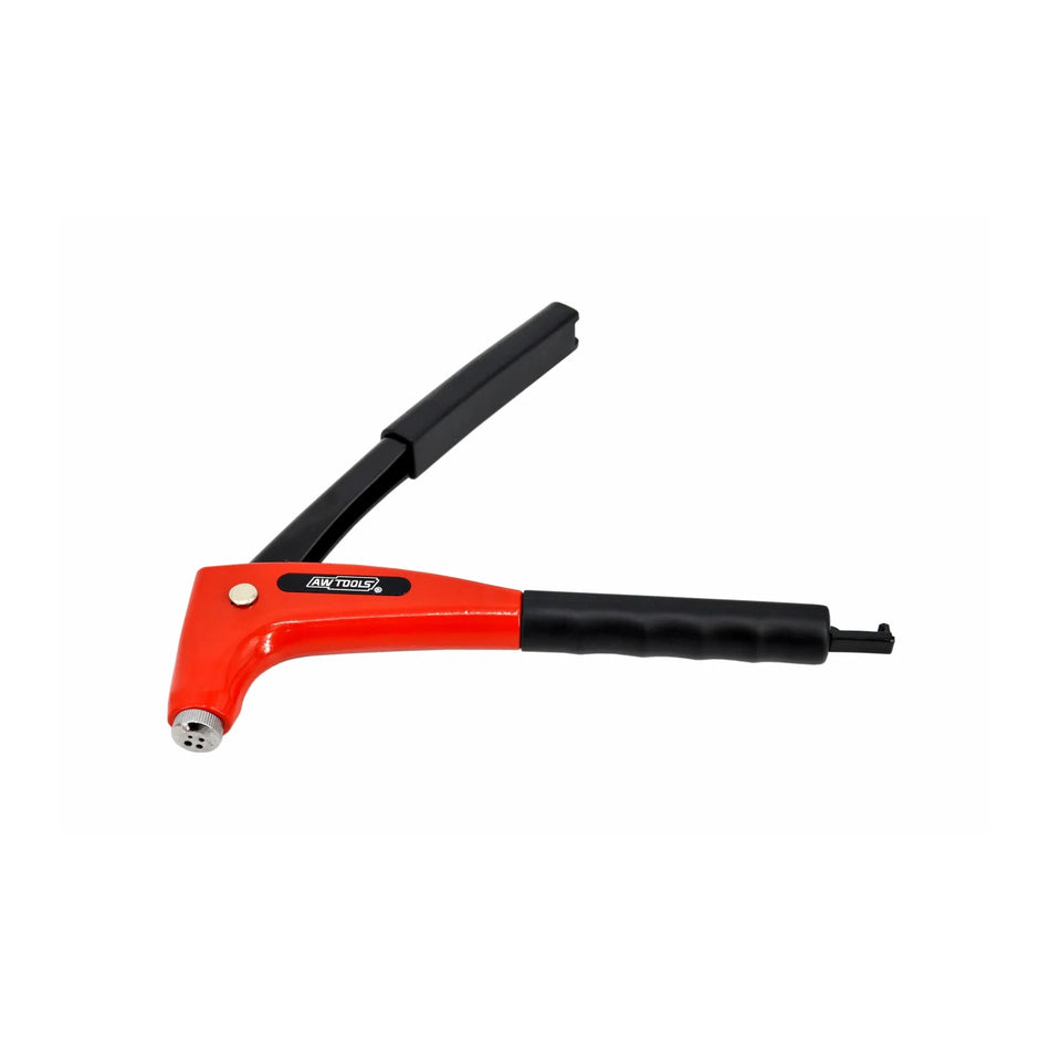 AWTools Handmatige standaard klinknageltang 2,4-4,8 mm aluminium poedercoat 253 mm