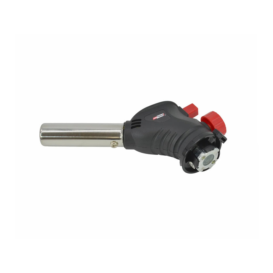 AWTools Gasbrander met piezo-ontsteking 360° draaibaar 125x90mm