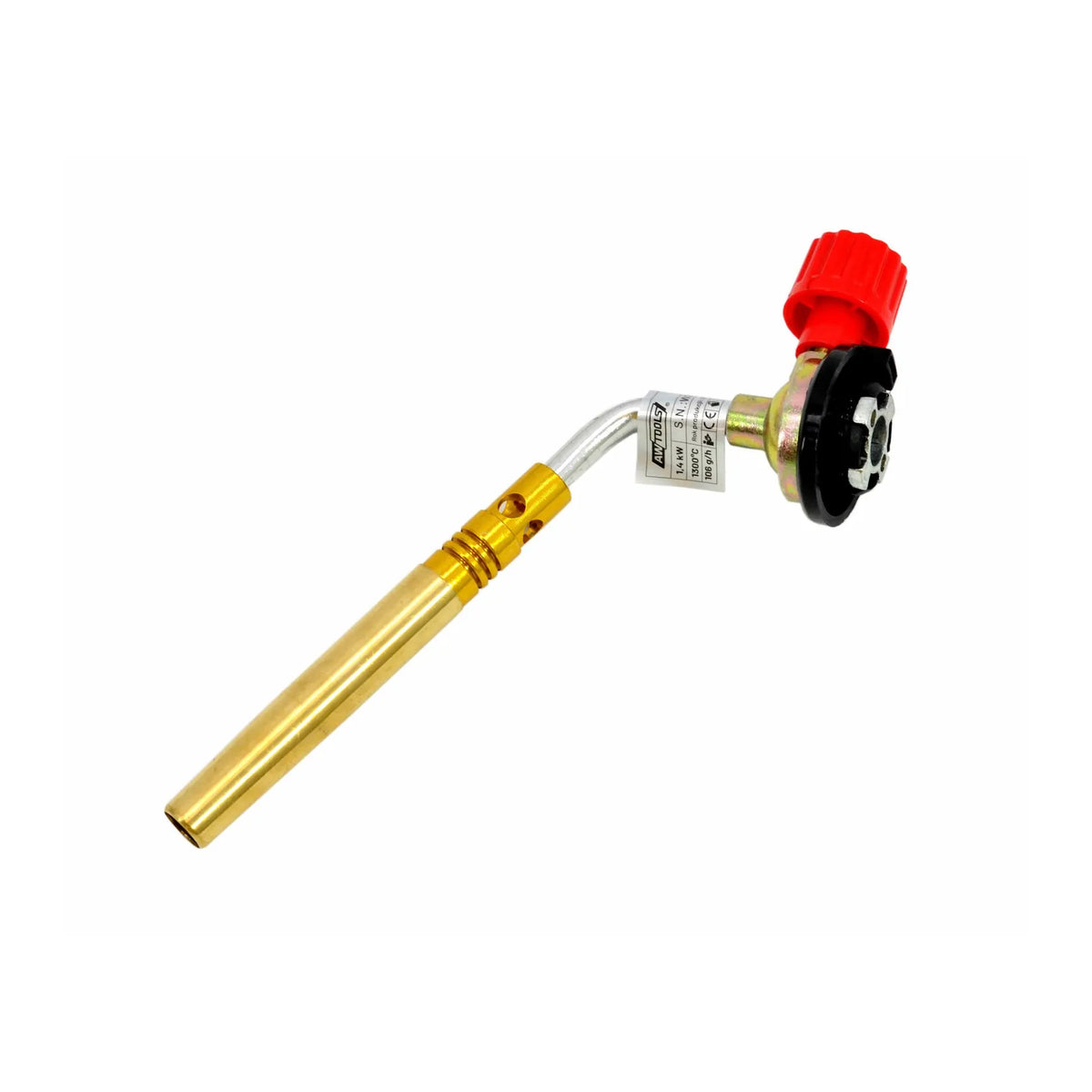 AWTools gasbrander voor solderen 1,4 kW 195mm