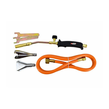 AWTools Soldeerbrander met 3 mondstukken en gasslang 970 g