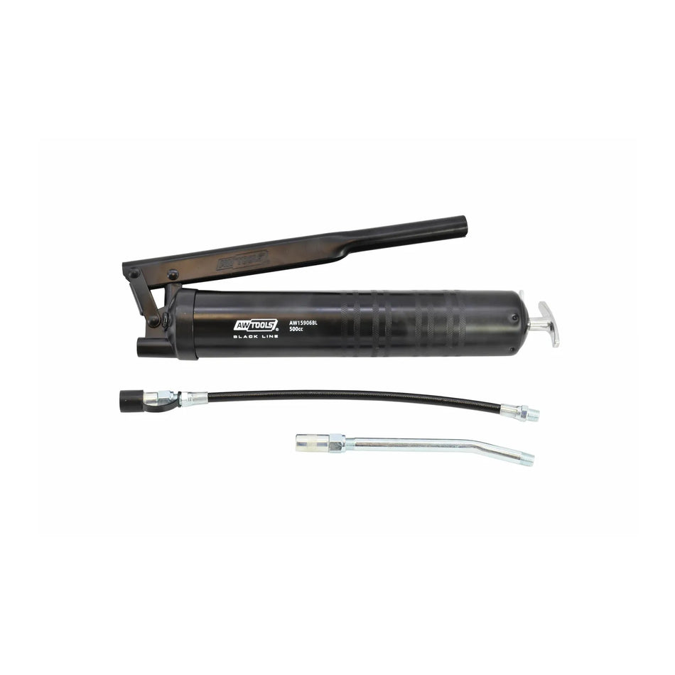 AWTools handmatige vetspuit voor cartridges 500ml Black Line