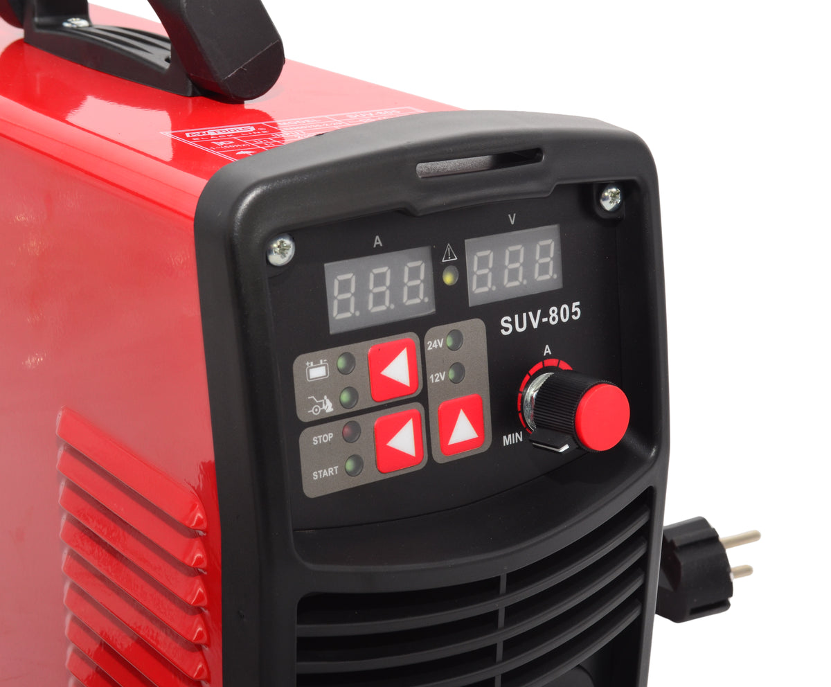 AWTools Acculader SUV-805 12/24 V met starthulp Black Line