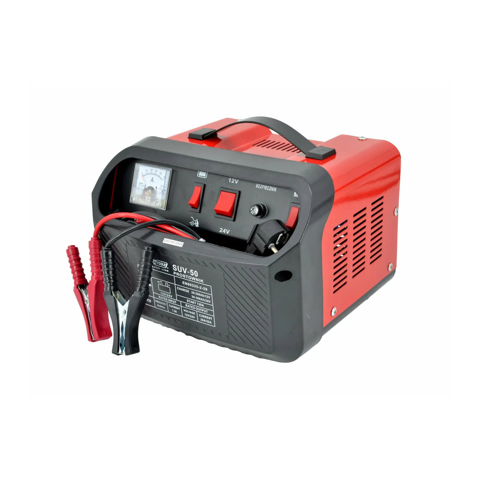 AWTools Acculader SUV-50 met startfunctie 12V/24V Black Line