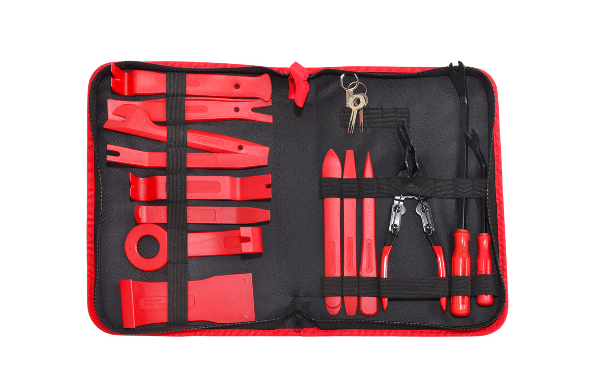 AWTools Nylon demontageset voor autobekleding 19-delig