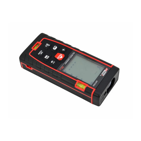 AWTools Laserafstandsmeter met LCD en waterpas 50m
