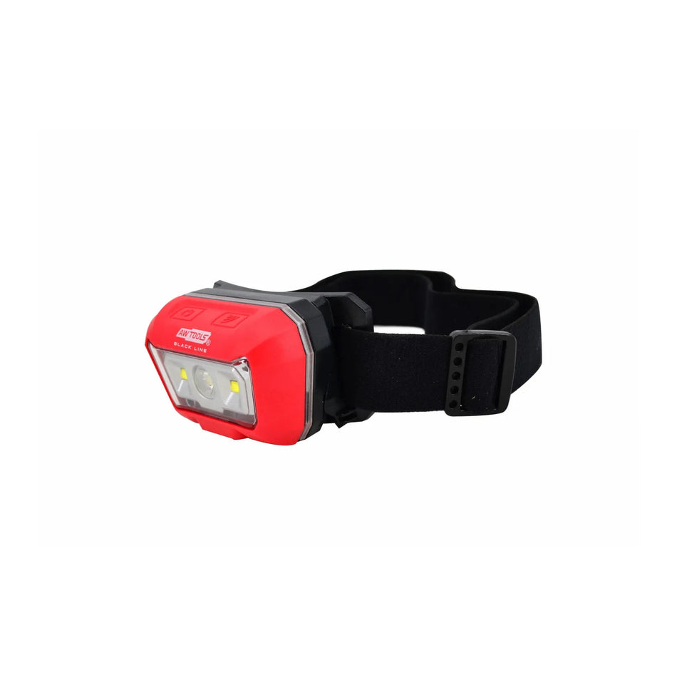 AWTools Hoofdlamp Raggio CREE SMD LED Black Line 78,5x47,5x42 mm