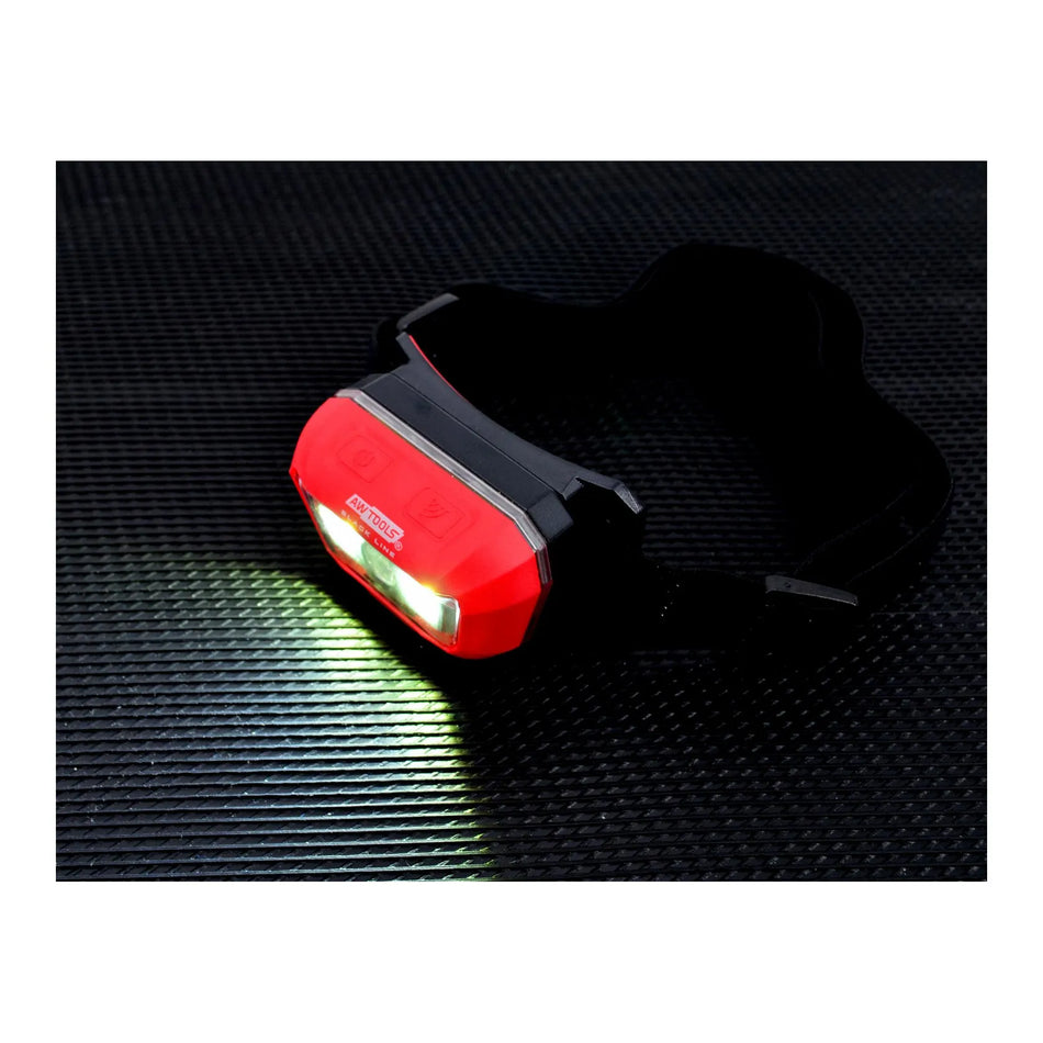 AWTools Hoofdlamp Raggio CREE SMD LED Black Line 78,5x47,5x42 mm